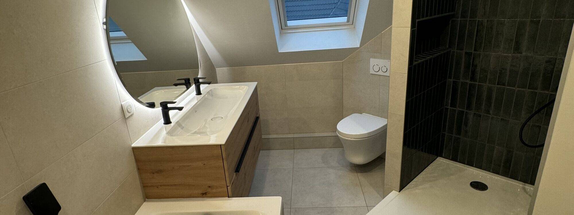 Création d&#8217;une salle de bain à Rixheim dans le Haut-Rhin entre Mulhouse et Habsheim Wittenheim